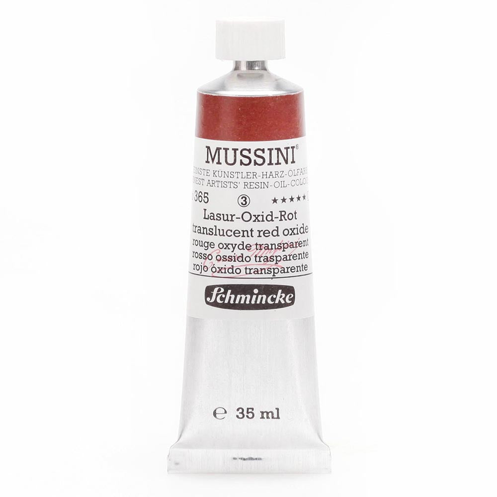 Schmincke Mussini Yağlı Boya 35ml Translucent Red Oxide 365 S.3