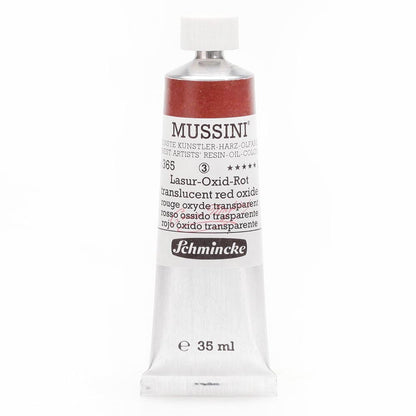Schmincke Mussini Yağlı Boya 35ml Translucent Red Oxide 365 S.3