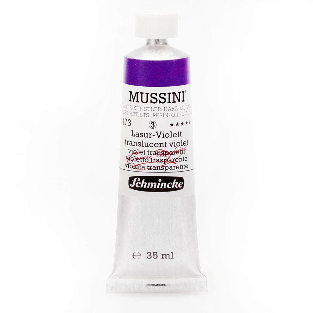 Schmincke Mussini Yağlı Boya 35ml Translucent Violet 473 S.3