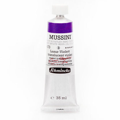 Schmincke Mussini Yağlı Boya 35ml Translucent Violet 473 S.3