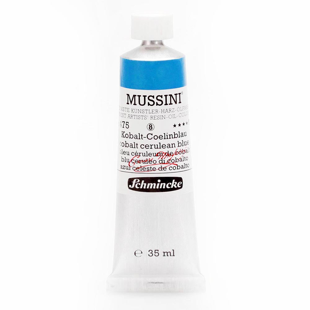 Schmincke Mussini Yağlı Boya 35ml Cobalt Cerulean Blue 475 S.8