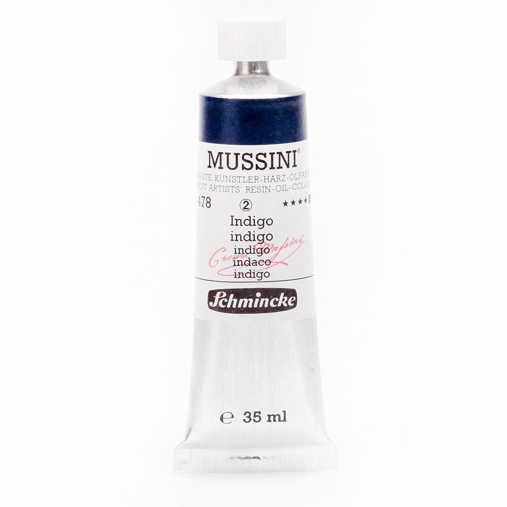 Schmincke Mussini Yağlı Boya 35ml Indigo 478 S.2