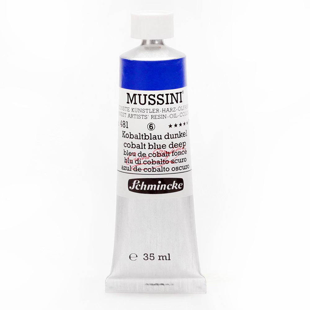 Schmincke Mussini Yağlı Boya 35ml Cobalt Blue Deep 481 S.6