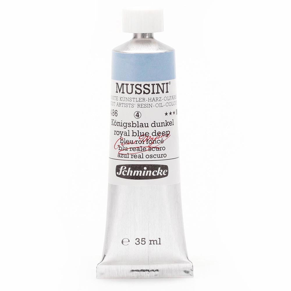 Schmincke Mussini Yağlı Boya 35ml Royal Blue Deep 486 S.4