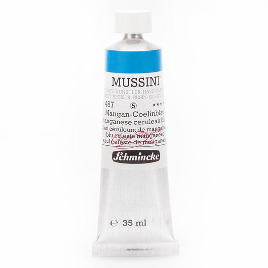 Schmincke Mussini Yağlı Boya 35ml Manganese Cerulean Blue 487 S.5