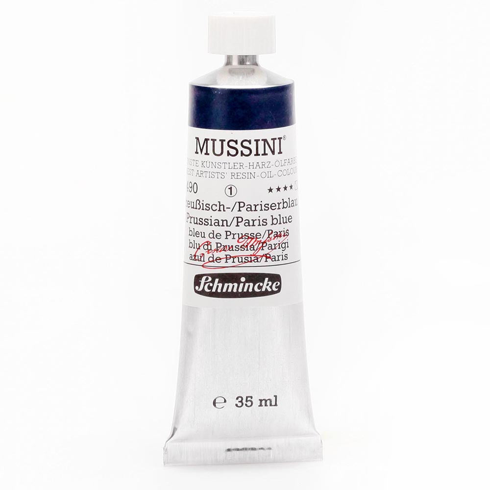Schmincke Mussini Yağlı Boya 35ml Prussian/Paris Blue 490 S.1