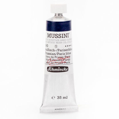 Schmincke Mussini Yağlı Boya 35ml Prussian/Paris Blue 490 S.1