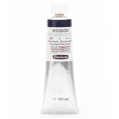 Schmincke Mussini Yağlı Boya 150ml Prussian/Paris Blue 490 S.1