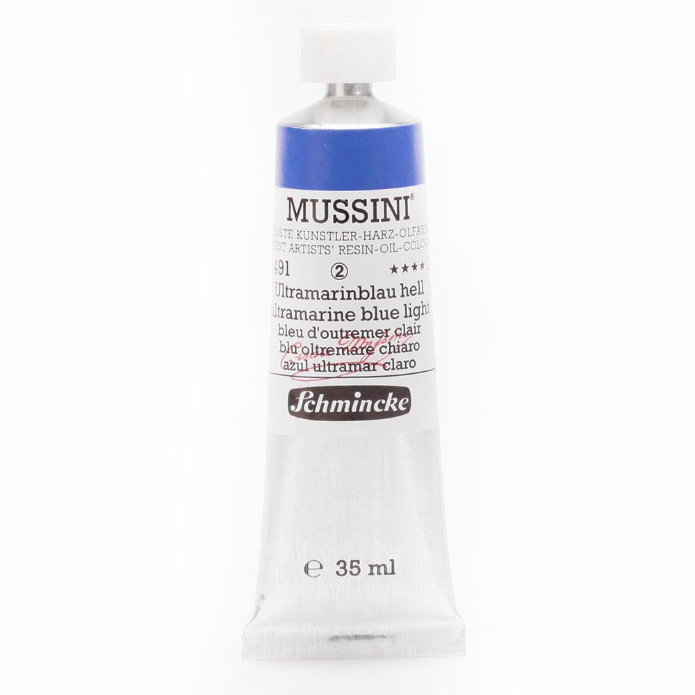 Schmincke Mussini Yağlı Boya 35ml Ultramarine Blue Light 491 S.2