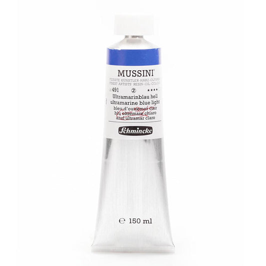 Schmincke Mussini Yağlı Boya 150ml Ultramarine Blue Light 491 S.2