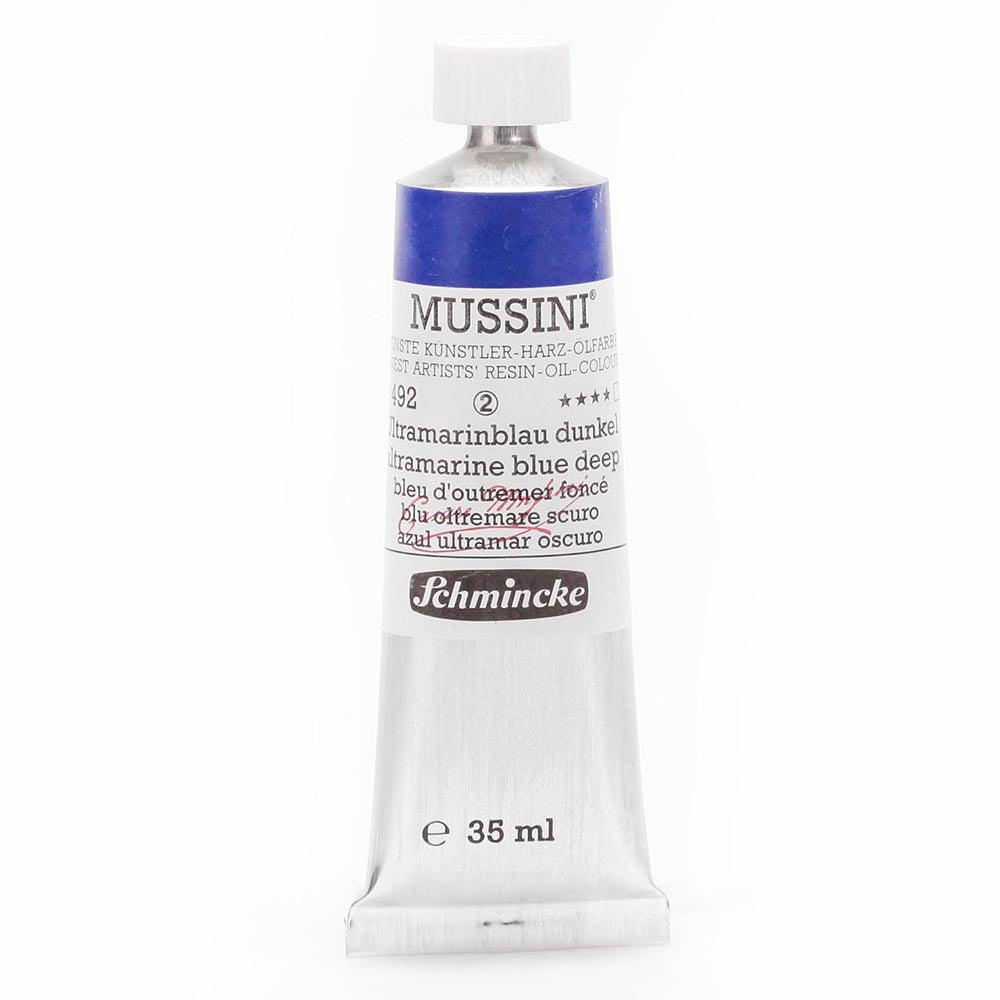 Schmincke Mussini Yağlı Boya 35ml Ultramarine Blue Deep 492 S.2