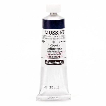 Schmincke Mussini Yağlı Boya 35ml Indigo Tone 494 S.1