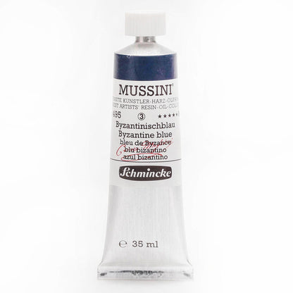 Schmincke Mussini Yağlı Boya 35ml Byzantine Blue 495 S.3