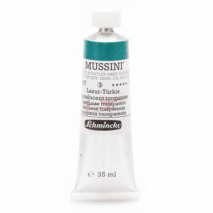 Schmincke Mussini Yağlı Boya 35ml Translucent Turquoise 497 S.3