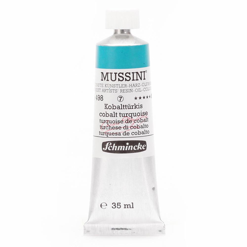 Schmincke Mussini Yağlı Boya 35ml Cobalt Turquoise 498 S.7