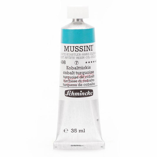 Schmincke Mussini Yağlı Boya 35ml Cobalt Turquoise 498 S.7