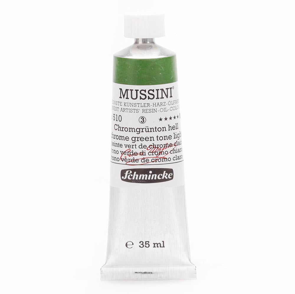 Schmincke Mussini Yağlı Boya 35ml Chrome Green Tone Light 510 S.3