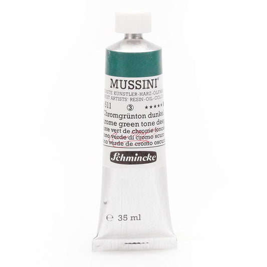 Schmincke Mussini Yağlı Boya 35ml Chrome Green Tone Deep 511 S.3