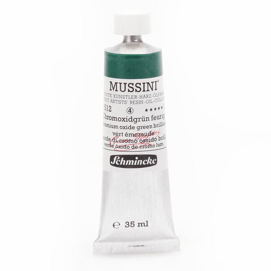 Schmincke Mussini Yağlı Boya 35ml Chromium Oxide Green Brilliant 512 S.4
