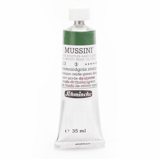 Schmincke Mussini Yağlı Boya 35ml Chromium Oxide Green Deep 513 S.3