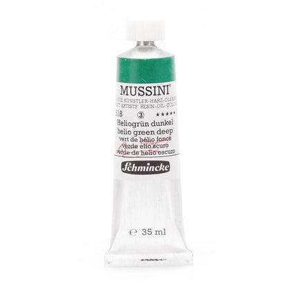 Schmincke Mussini Yağlı Boya 35ml Helio Green Deep 518 S.3