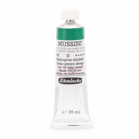 Schmincke Mussini Yağlı Boya 35ml Helio Green Deep 518 S.3