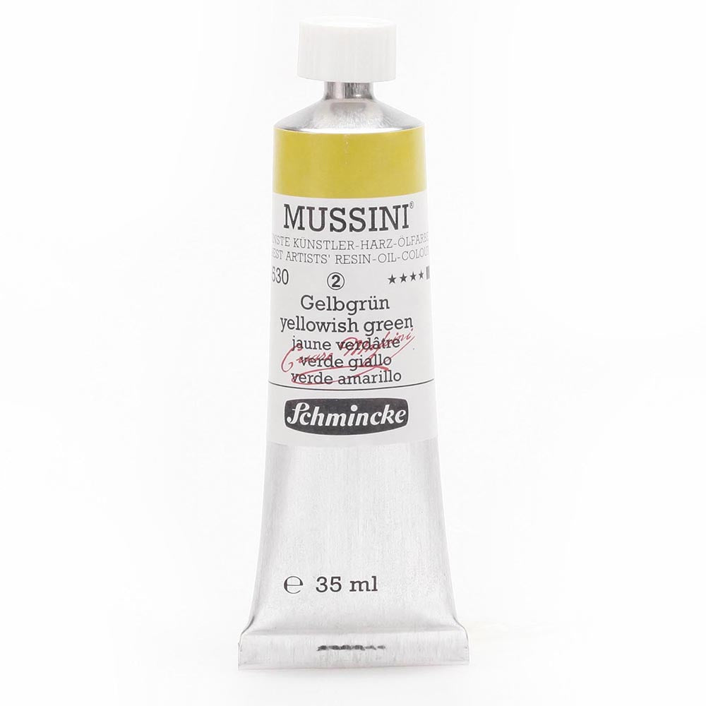 Schmincke Mussini Yağlı Boya 35ml Yellowish Green 530 S.2