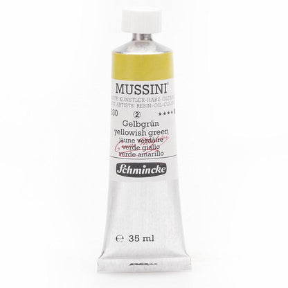 Schmincke Mussini Yağlı Boya 35ml Yellowish Green 530 S.2