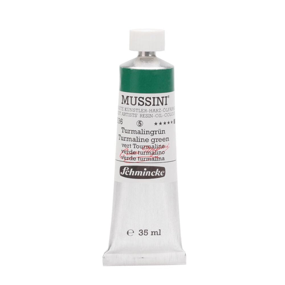 Schmincke Mussini Yağlı Boya 35ml Turmaline Green 536 S.5