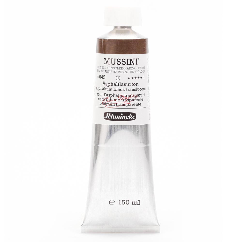 Schmincke Mussini Yağlı Boya 150ml Asphaltum Brown Translucent 645 S.1