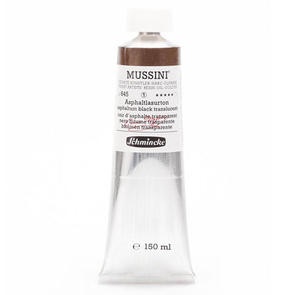 Schmincke Mussini Yağlı Boya 150ml Asphaltum Brown Translucent 645 S.1