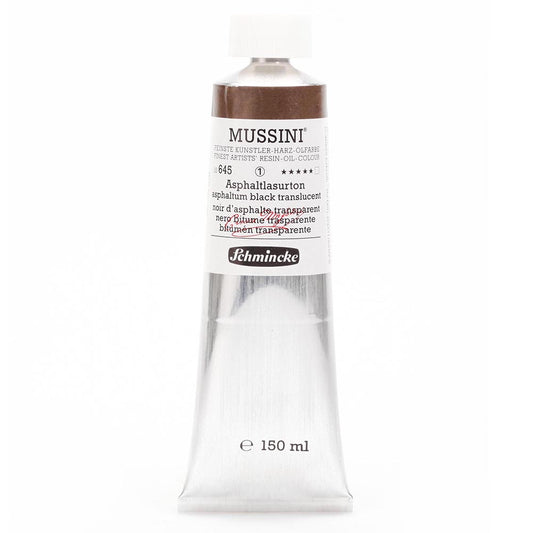 Schmincke Mussini Yağlı Boya 150ml Asphaltum Brown Translucent 645 S.1