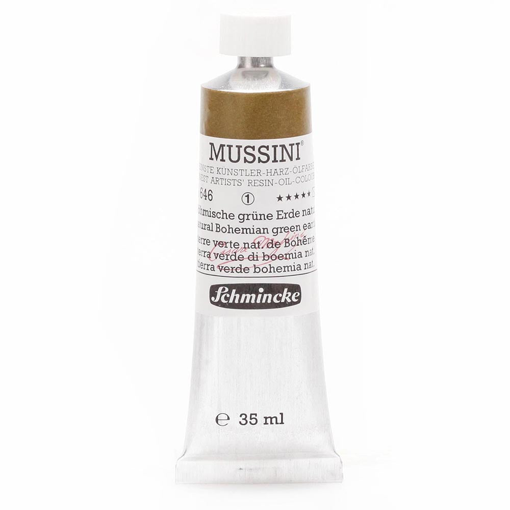 Schmincke Mussini Yağlı Boya 35ml Natural Bohemian Green Earth 646 S.1