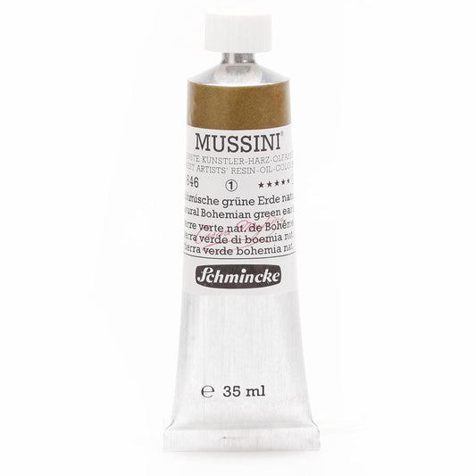 Schmincke Mussini Yağlı Boya 35ml Natural Bohemian Green Earth 646 S.1