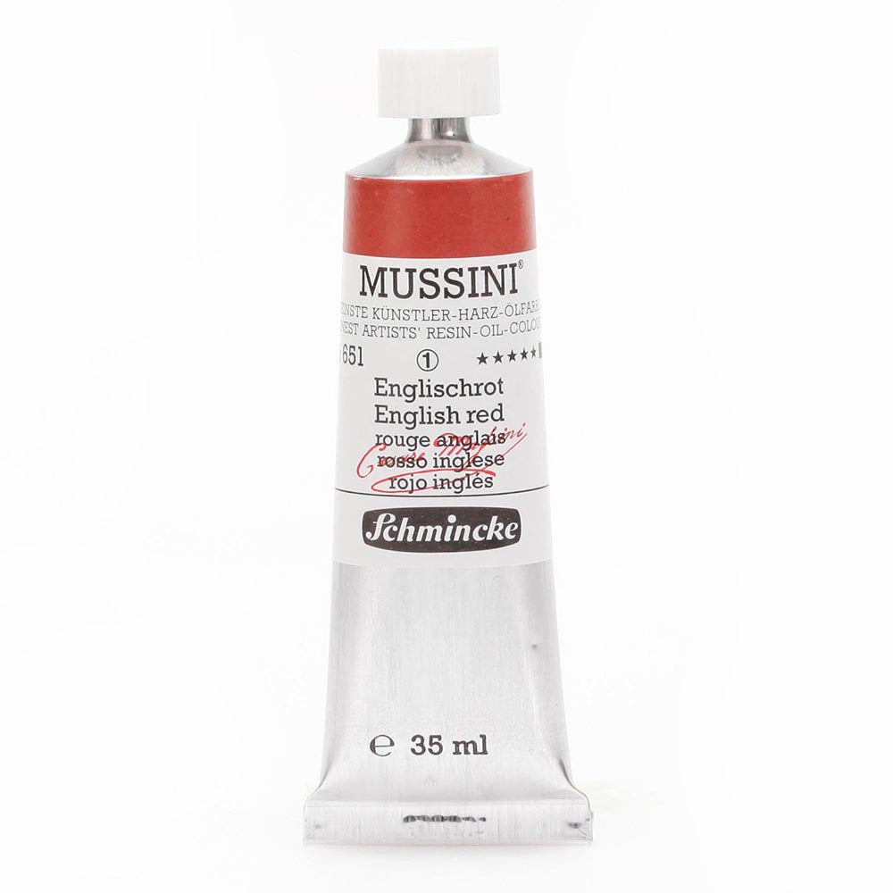 Schmincke Mussini Yağlı Boya 35ml English Red 651 S.1