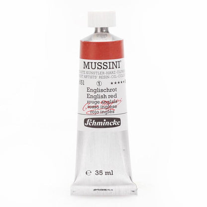 Schmincke Mussini Yağlı Boya 35ml English Red 651 S.1