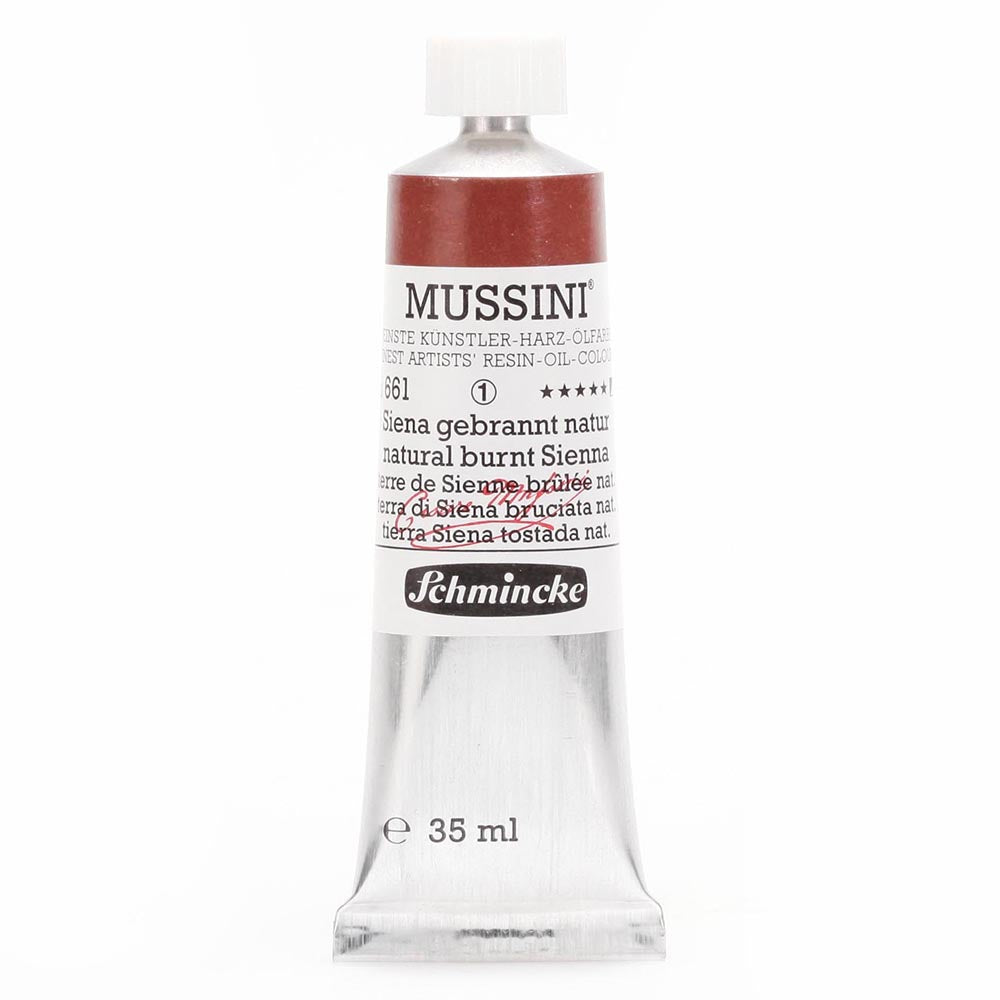 Schmincke Mussini Yağlı Boya 35ml Natural Burnt Sienna 661 S.1
