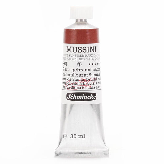 Schmincke Mussini Yağlı Boya 35ml Natural Burnt Sienna 661 S.1