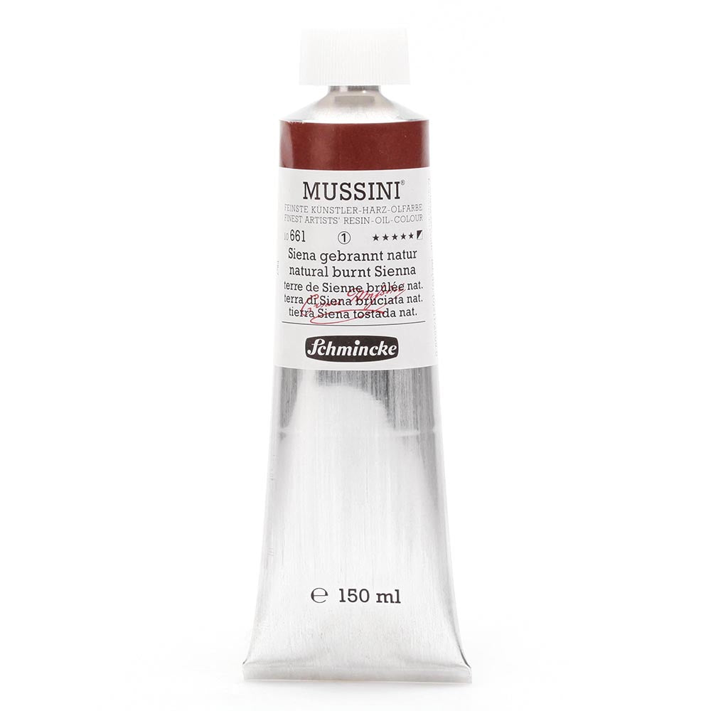 Schmincke Mussini Yağlı Boya 150ml Natural Burnt Sienna 661 S.1