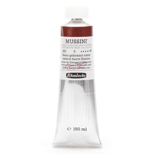 Schmincke Mussini Yağlı Boya 150ml Natural Burnt Sienna 661 S.1