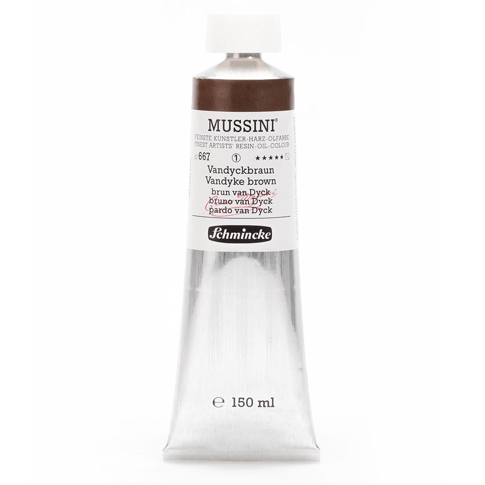 Schmincke Mussini Yağlı Boya 150ml Vandyke Brown 667 S.1