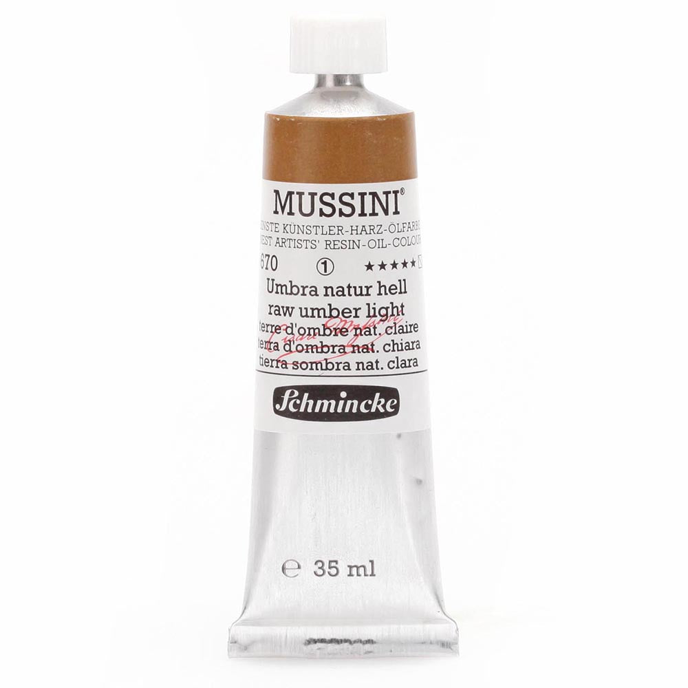 Schmincke Mussini Yağlı Boya 35ml Raw Umber Light 670 S.1
