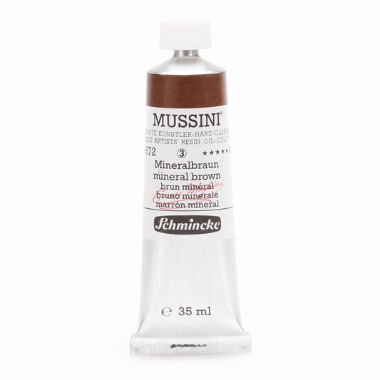Schmincke Mussini Yağlı Boya 35ml Mineral Brown 672 S.3 (Raw Umber Light)