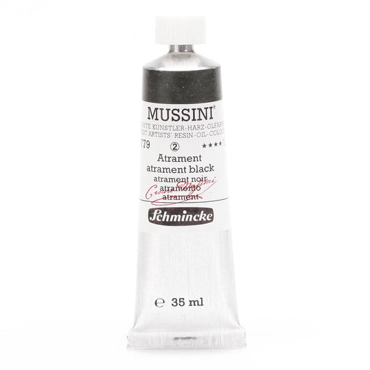 Schmincke Mussini Yağlı Boya 35ml Atrament Black 779 S.2