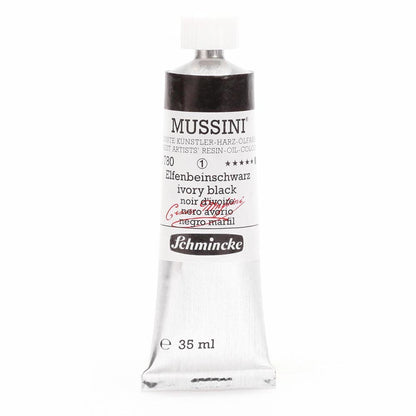 Schmincke Mussini Yağlı Boya 35ml Ivory Black 780 S.1