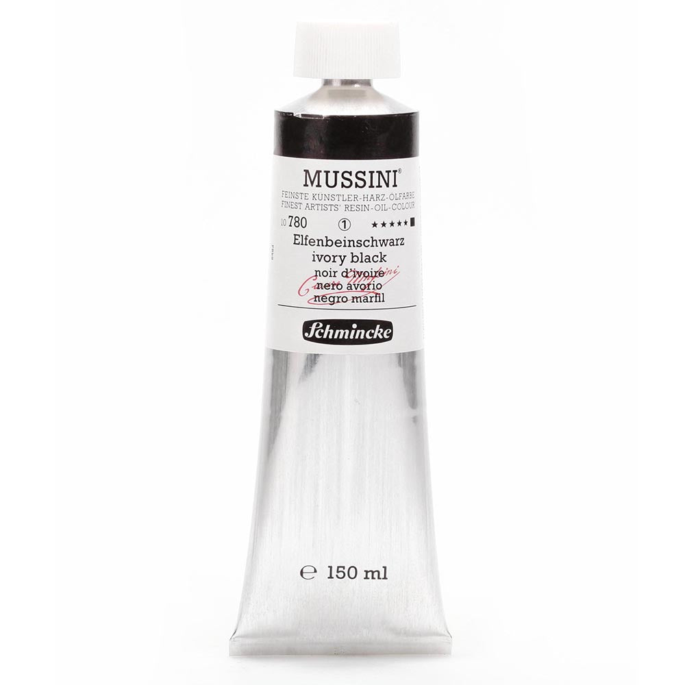 Schmincke Mussini Yağlı Boya 150ml Ivory Black 780 S.1
