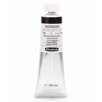 Schmincke Mussini Yağlı Boya 150ml Ivory Black 780 S.1