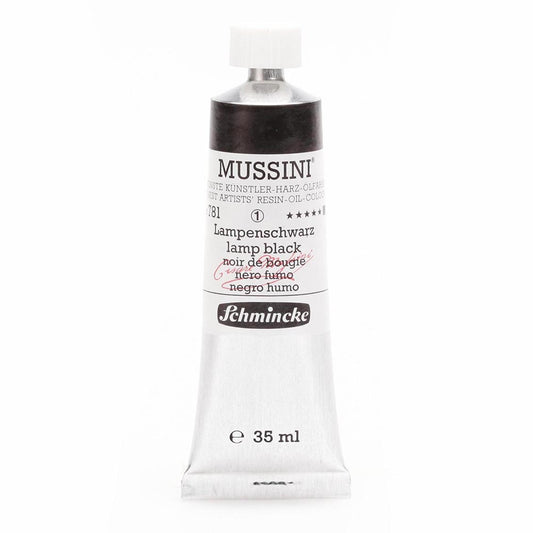 Schmincke Mussini Yağlı Boya 35ml Lamp Black 781 S.1