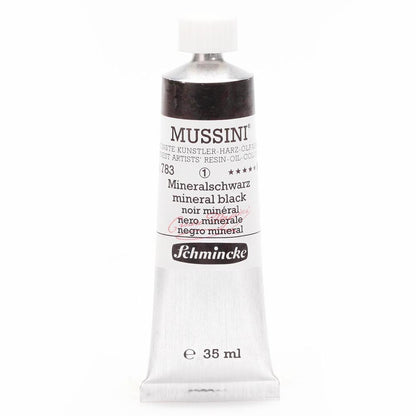 Schmincke Mussini Yağlı Boya 35ml Mineral Black 783 S.1
