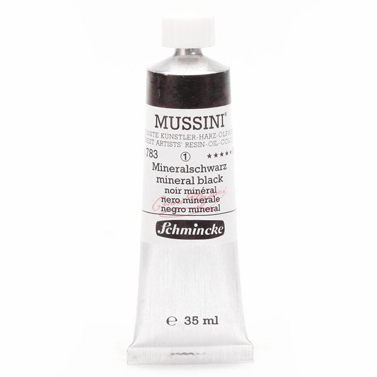 Schmincke Mussini Yağlı Boya 35ml Mineral Black 783 S.1